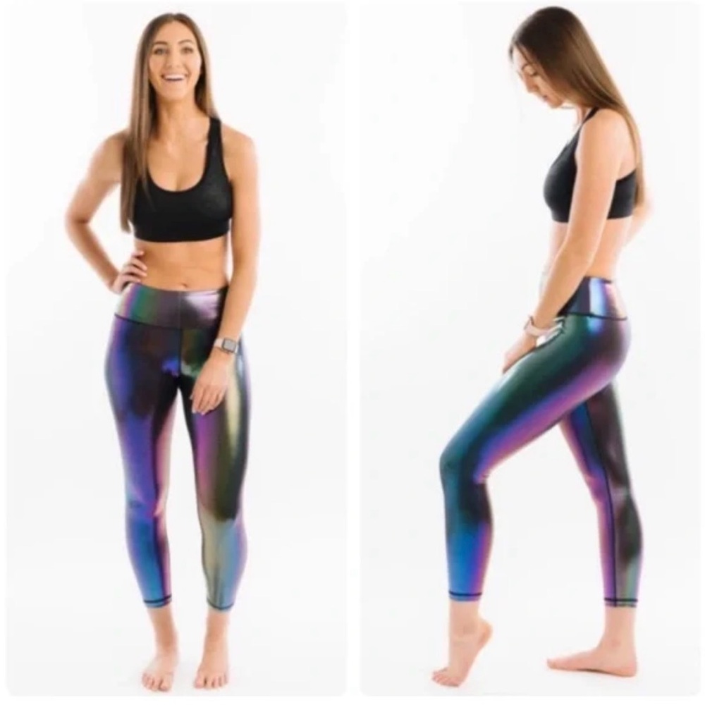 ZYIA metallic 12 Leggings - Multicolor Shine